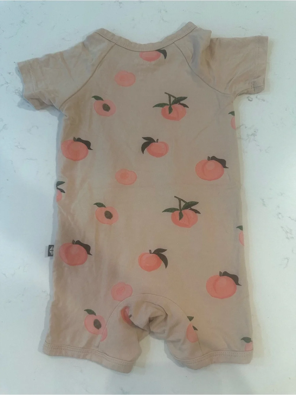 Kyte Baby peach short romper